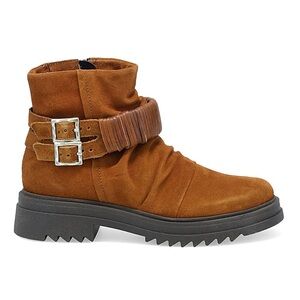Miz Mooz FANLEY Suede‎ Buckled Ankle Boots Sz 41/US 10-9.5